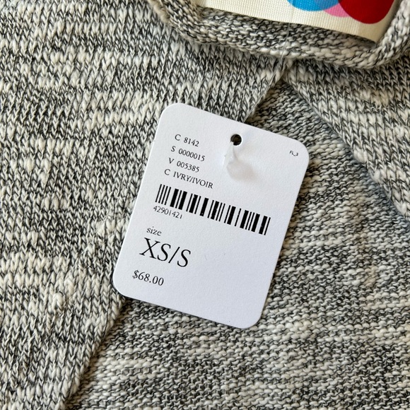 NWT Free People FP Beach Partly Cloudy Pullover Open-Back Sweater in Ivory XS/S - Picture 12 of 12